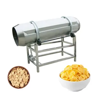 Milho flocos lanches alimentos equipamentos pequeno almoço cereais flocos produção linha planta