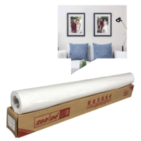 Papier photo mat auto-adhésif sans acide ECO-260PHM personnalisé pour impressions éco-solvant