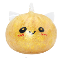 Jouet anti-stress miniature en plastique souple à presser et à étirer, en forme de boulette de bao bao, parfum lait, pour adultes