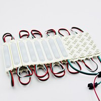 Module LED WS2811 Pixel 5050RGBIC 12V avec LED DC 12V 24V 1.5W 86*19MM 3LED IP65 RGB pour enseignes et panneaux LED
