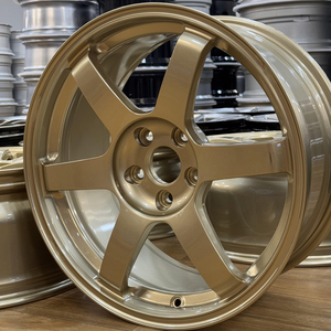 Rines Monoblock Forjados Personalizados SY-09136 Glod Volk Racing TE37 para Lexus IS-F/RC-F/Nissan Z33 Z34 RX34 Infiniti G35 G37 Q50 Q60 - Product Image 1