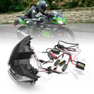 Carénage de Phare de moto Kit pour <span class=keywords><strong>Kawasaki</strong></span> NINJA 250 <span class=keywords><strong>300</strong></span> ZX6R <span class=keywords><strong>ZX</strong></span> 6R 13-16 - Product Image 6