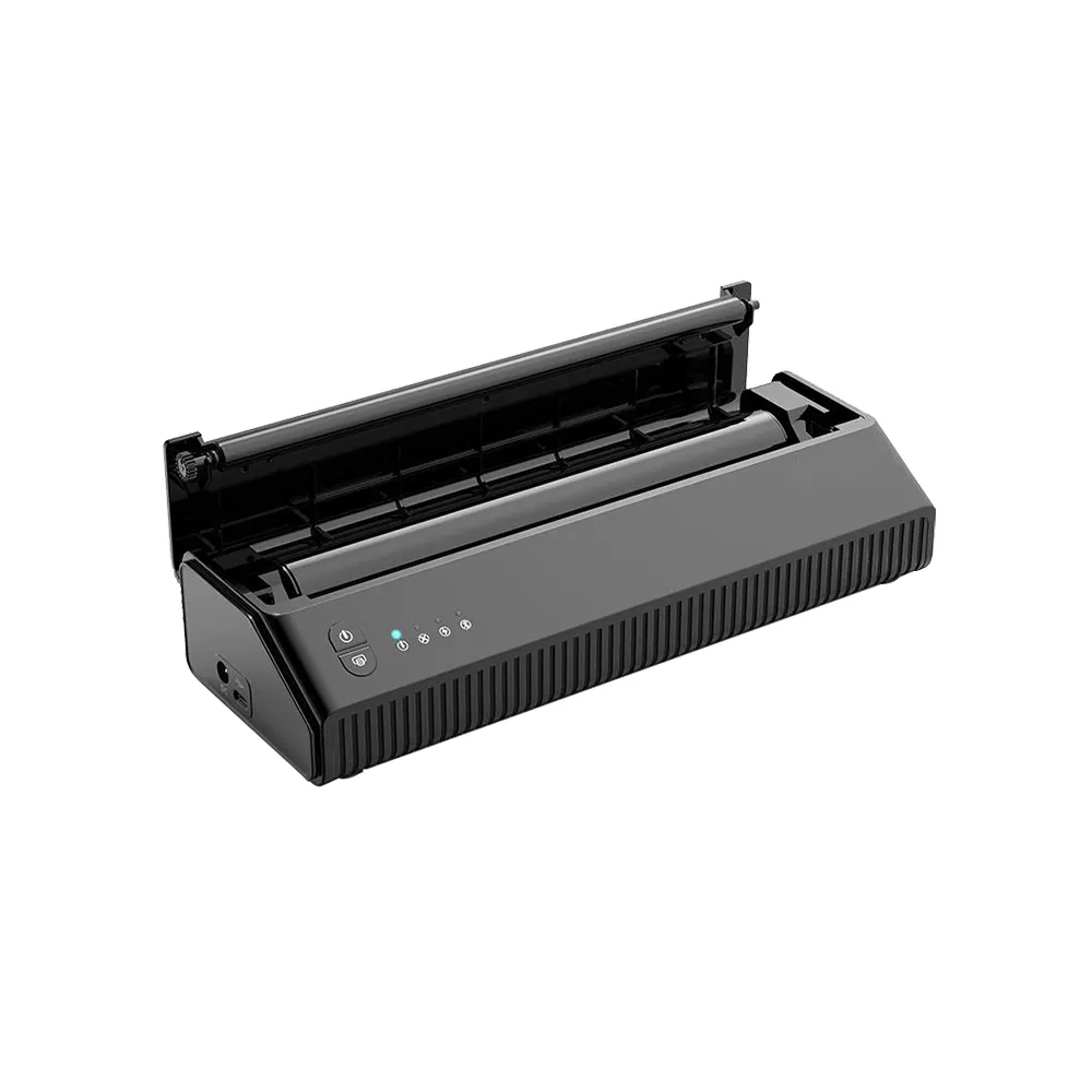 미니 모바일 오피스 프린터 문서 BT 및 USB 없음 잉크 인쇄 A4 휴대용 열전사 프린터 HCC-A4PT
