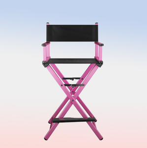 Hochwertiger, professioneller, moderner, faltbarer Massagesessel aus massivem Aluminiumlegierung mit Rückenlehne für Outdoor, Make-up, Freizeit und Premium-Direktoren. - Product Image 4