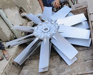 ใบพัดลมระบายความร้อนแบบไหลตามแนวแกน ทำจากอลูมิเนียมอัลลอยด์สำหรับงานหนัก สำหรับระบบระบายอากาศและระบบดูดอากาศในอุตสาหกรรม - Product Image 3