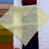 Tissu en Chiffon d'Imitation Acétate Léger et Respirant 105 GSM, Rayures Jacquard en Gaze pour Abaya et Châle Hijab d'Été
