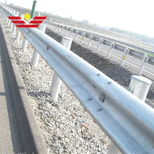 Rails de protection d'autoroute en acier, bloc de haute qualité