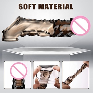 Cincin Penis Getar Pria yang Dapat Digunakan Kembali untuk Peningkatan Seksual Pembesar Penis Kondom Selongsong - Product Image 4