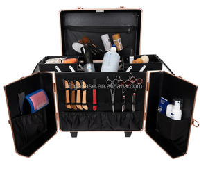 Mallette de toilettage en aluminium pour chien, 2 roues et poignée télescopique - Product Image 3