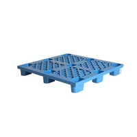 Palettes Euro personnalisables à une face pour la logistique, l'entrepôt et l'usage industriel, en plastique durable à 4 voies pour l'alimentation, les produits chimiques et les médicaments