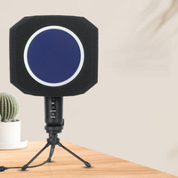 GAZ-600A Microphone de Studio de Haute Qualité, Bouclier Portable pour Enregistrement Vocal, Écran Anti-Vent