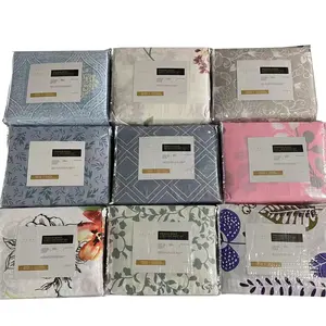 Chine fabrication Aoyatex Stock microfibre polyester ensemble de literie en gros sabanas ensemble de draps