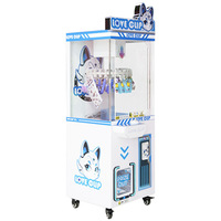 Distributeur automatique de porte-clés en peluche de haute qualité, opportunité commerciale à faible coût, prise US, 4 couleurs au choix