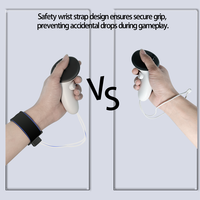 Pour Quest 3 sangles de contrôleur anti-chute confortables et faciles à installer bandes de protection pour les accessoires Meta Quest 3 VR