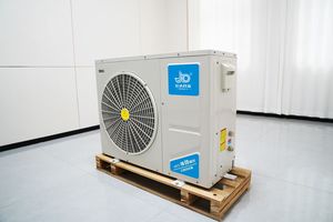 Vente directe usine – Pompe à chaleur air-eau R32 pour piscine, chauffe-eau métallique 10 kW, classe énergétique A+++, Air Source H - Product Image 3
