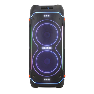 Subwoofer <span class=keywords><strong>doble</strong></span> de 8 pulgadas, sistema de sonido portátil para exteriores, alta potencia, 240W, potente altavoz de bocina portátil móvil recargable - Product Image 2