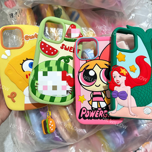 Unit price 0.49 <b>cheap</b> silicone Cases for iPhone Wholesale iphone pouch card holder camera protector Leather phonecase 17 Pro Max - Product Image 6