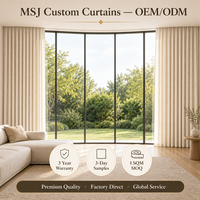 Rideaux sur mesure pour le salon, fabricant en gros, OEM et ODM, traitement des fenêtres, usine directe
