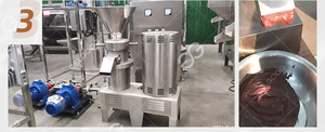 Ligne de production de beurre de cacao Gelgoog 500 kg/h, moulin à poudre de cacao, ligne de production de liqueur de cacao, grande ligne de production de fèves de cacao - Product Image 3