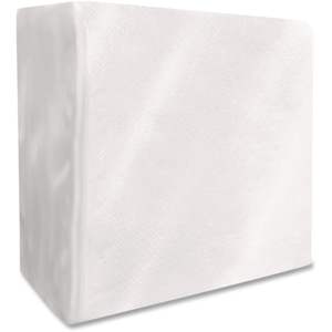 Boardwalk BWK1616NAPW 1-Ply 16 pulgadas. X 16 pulgadas Servilletas de Papel Blancas - 250 Unidades por Paquete, 12 Paquetes por Caja - Product Image 2