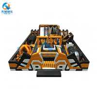 Parc d'attractions gonflable géant Corgi pour intérieur et extérieur, aire de jeux pour enfants avec trampoline, PVC de qualité commerciale, 30x30m, 1000kg, Château