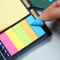 A6 Haftnotizbuch Spiralblock mit Stift Notizbuch mit Niedlichen Haftnotizen