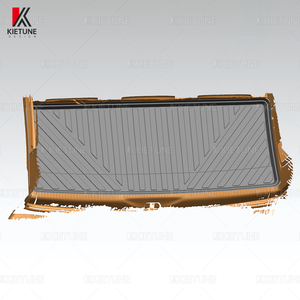 <span class=keywords><strong>Tapis</strong></span> de coffre arrière en TPE 3D sur mesure d'usine, 5 mm d'épaisseur, accessoires intérieurs de voiture pour les voitures VW T6 2015-2020 - Product Image 2