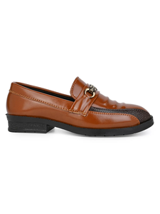 Trendy Tan Leather <b>Boots</b> for Boys Lightweight Comfortable Lace Up Soft Sole Fashion Footwear for Everyday Use - Product Image 5