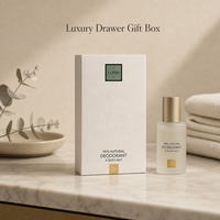 Boîte cadeau rigide minimaliste avec tiroir coulissant, impression personnalisée pour bijoux, cosmétiques, bougies, emballage haut de gamme de luxe