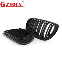 Pour BMW Série 3 E46 Berline 4 Portes 02-05 Calandre Double Lamelles Noir Mat 51132158542 51132158543 Vente en Gros Usine Ajustement Standard