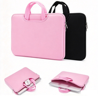 Sac pour ordinateur portable en néoprène avec logo personnalisé, housse de protection imperméable et portable pour ordinateur, étui léger pour le bureau et les voyages
