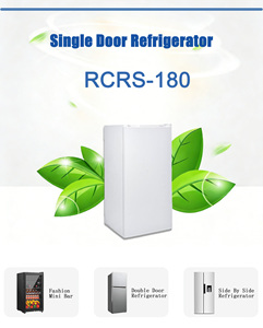 Réfrigérateur blanc à porte simple pour usage domestique et de bureau, économie d'énergie, 180L, <span class=keywords><strong>petit</strong></span> réfrigérateur vertical de table, mini-réfrigérateur de table à vendre - Product Image 4