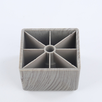 Rehausseurs de lit carrés en plastique robustes pour meubles, pour salon, salle à manger, cuisine, en ABS