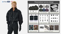Conception personnalisée OEM printemps automne doublure à carreaux col en velours côtelé veste de travail Vintage Hunter