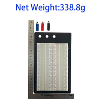 Protoboard Sin Soldadura OKY0022 1660 ZY-204, Placa de Pruebas de Circuito de 4 Buses, Puntos de Conexión para Bricolaje