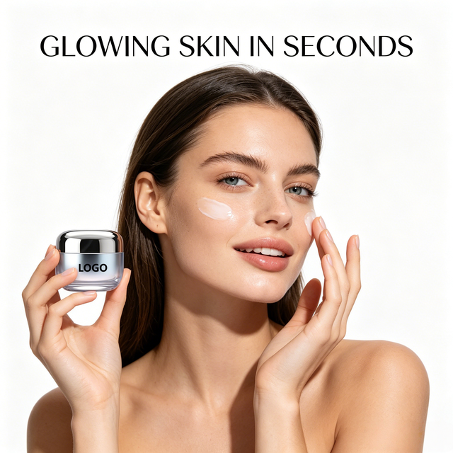 OEM Cosmetics Hyaluronic Acid for Moisturizer Face Cream Dermatologist Tested Anti-Aging Dark Spots Fine Lines Wrinkles