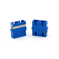 Adaptador de fibra óptica FTTH SC/UPC, 2 puertos de baja pérdida, modo individual, 9/125um, dúplex