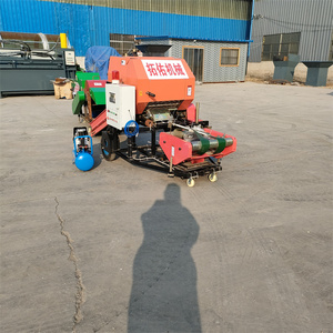 Automatic Round Bale Wrapping <b>Machine</b> with Bearing & Pump for Forage Grass Silage <b>Stretch</b> Film Wrapping - Product Image 4