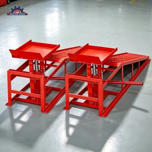 DX Zweisäulen-Hydraulik-Autoreparaturrampe Fahrzeughebebühne 2000 Kg Verstellbar 260 bis 360 mm für Autowerkstätten - Product Image 3