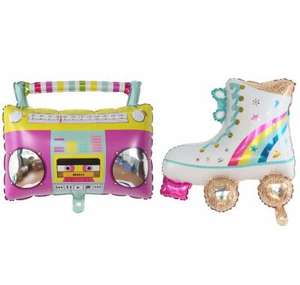 Globos de aluminio con forma de Radio para niños, decoración de fiesta de cumpleaños, Arco Iris, juguete, caja de aluminio, Mylar, nuevo diseño, 2021 - Product Image 1