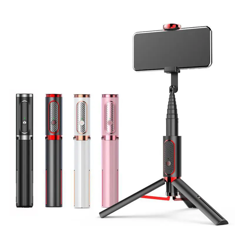 Selfie Stick Tripod Extendable Aluminum 3 in 1 Wireless Remote und 360 Rotation Stand