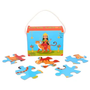 Puzzle Jigsaw anak-anak kustom, mainan pembelajaran pendidikan prasekolah untuk anak laki-laki dan perempuan, 36 buah Puzzle