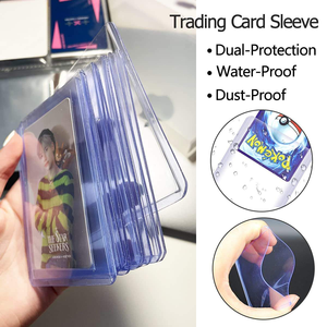 Toploaders transparents en PVC rigide de haute qualité avec fermeture à clip pour cartes à collectionner et cartes de visite - Product Image 2