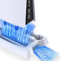 Consoles de jeux multifonctions SUNDI ventilateur de refroidissement contrôleur de support vertical Station de chargeur sans fil avec système de refroidissement pour PS5