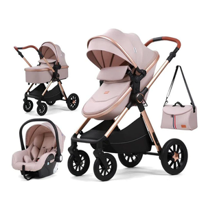 Passeggino 3-in-1 EN1888 OEM con Seggiolino Auto per Neonati, Manico Reversibile, Carrozzina Pieghevole in Alluminio - Product Image 3