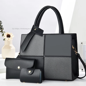 Women's Simple Fashion Small <b>Square</b> Shoulder Messenger Bag Design Stitching Zipper Closure New Texture Luxury Handbags - Product Image 6