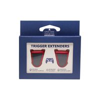 Conception ergonomique, bouton de déclenchement L2 R2 en plastique antidérapant avec texture en caoutchouc, extension pour manette PS5, accessoire d'assistance pour jeux FPS