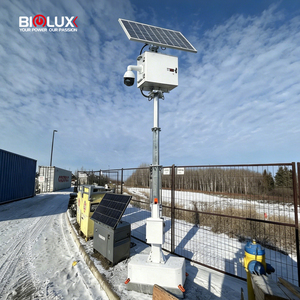 Système de caméra sur mât télescopique portable, étanche IP65, avec base mobile manuelle pour <span class=keywords><strong>tour</strong></span> de surveillance solaire - Product Image 4