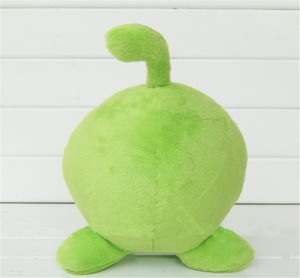 20cm <span class=keywords><strong>Om</strong></span> Nom Rana Verde Peluche de Goma Suave Figura Clásico Juego de Animales Peluches Cortar Cuerda Personaje del Juego - Product Image 3