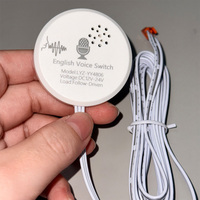 Interrupteur à commande vocale DC12V 24V, contrôleur de variateur LED pour armoire, meuble, éclairage LED en bande